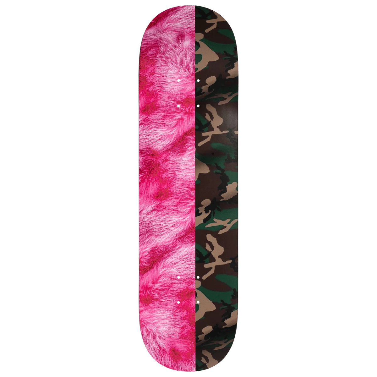 PINK FUR AND CAMO DECK 8.38