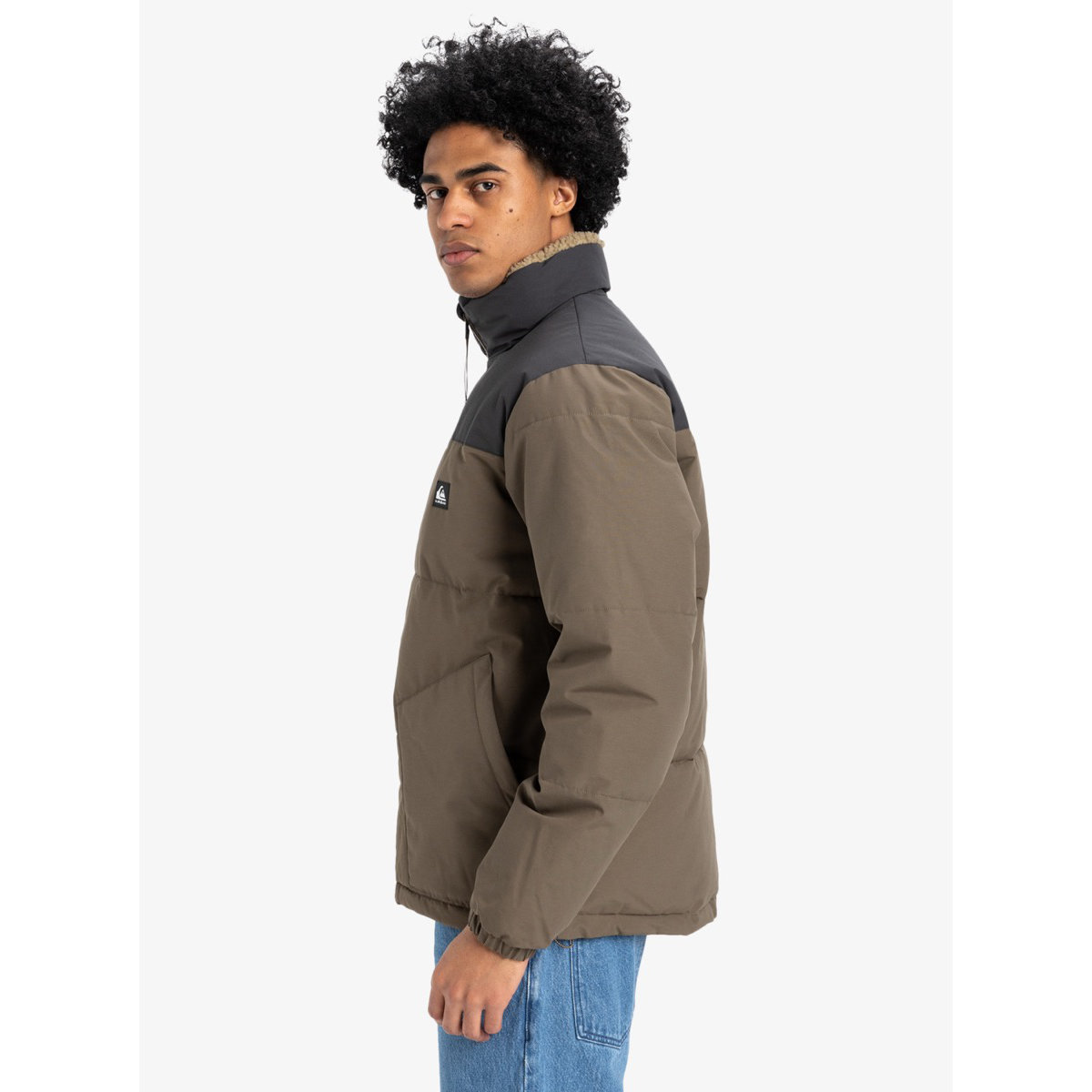 Mantel, Jacke, Langarm, Mann, Person
