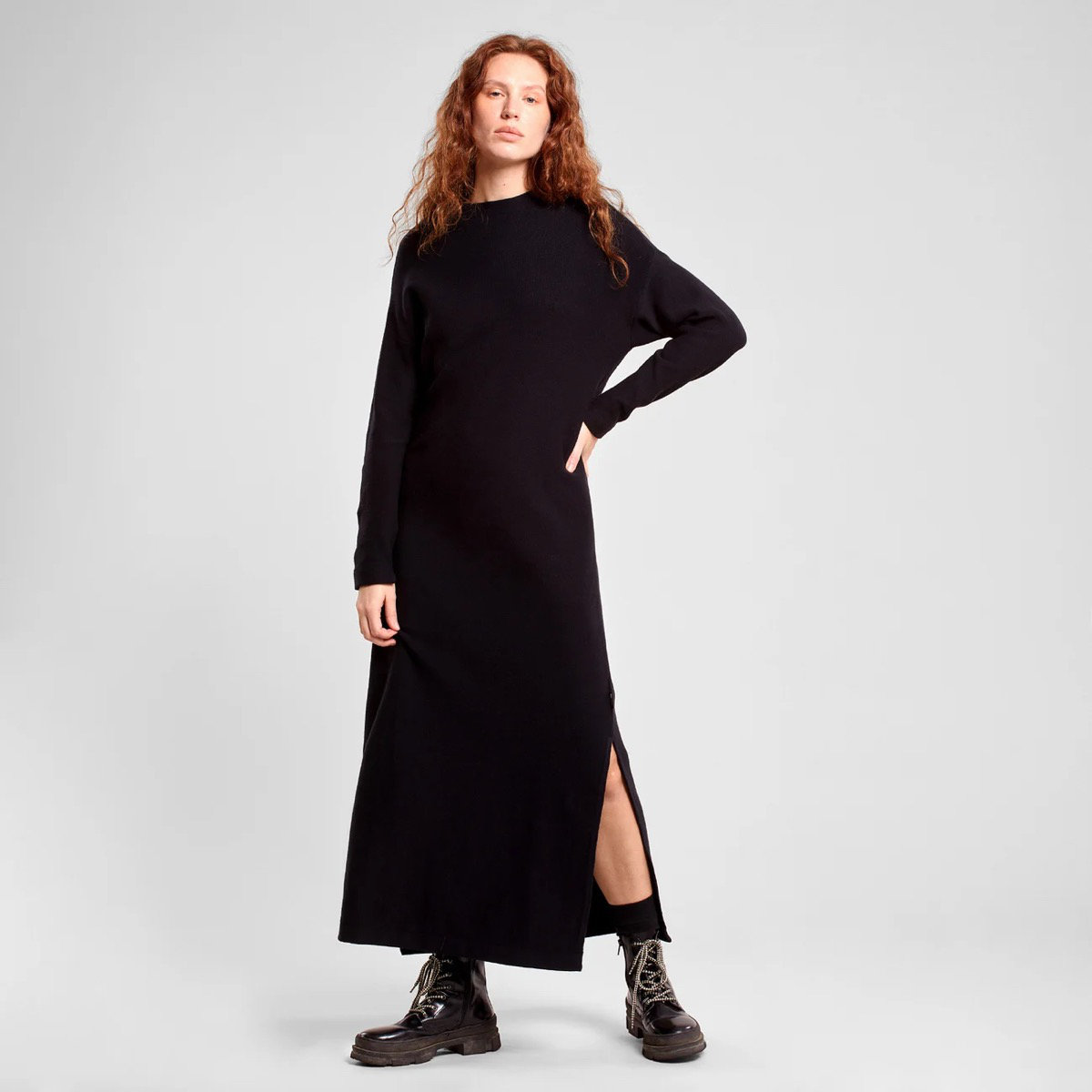 Langarm, Ärmel, Mantel, Kleid, Schuh