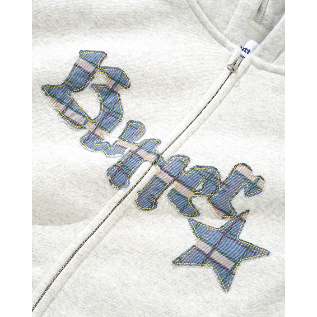 Edge Applique Zip-Thrue Hood