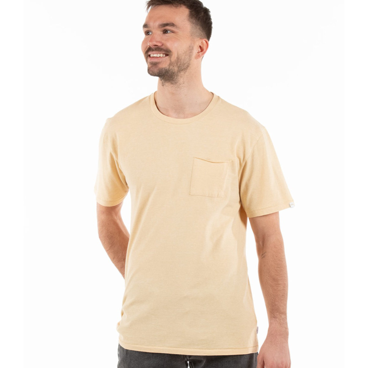 Logo Stripe T-Shirt T-shirt, Erwachsener, Männlich, Mann, Person