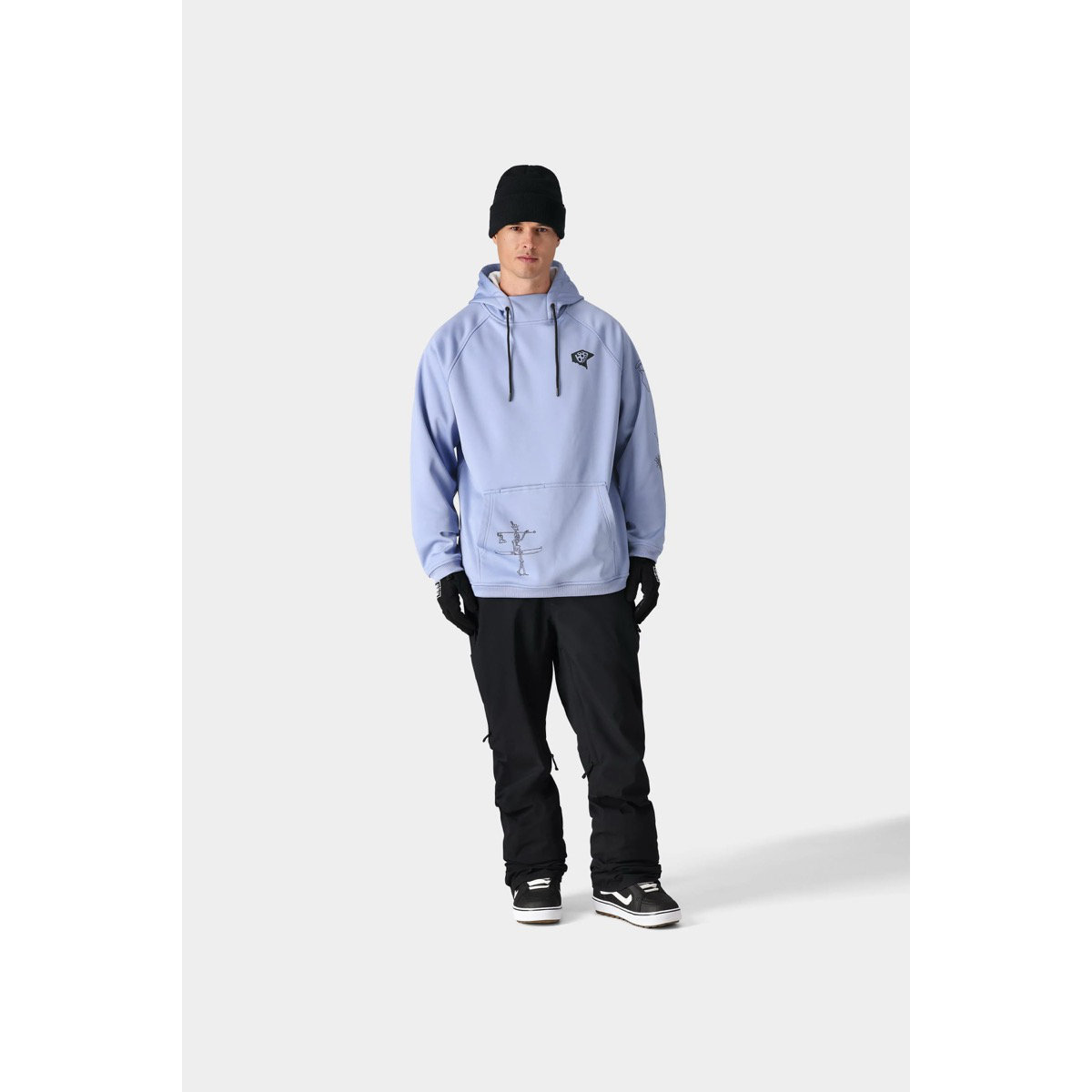 Mantel, Langarm, Handschuh, Hosen, Person