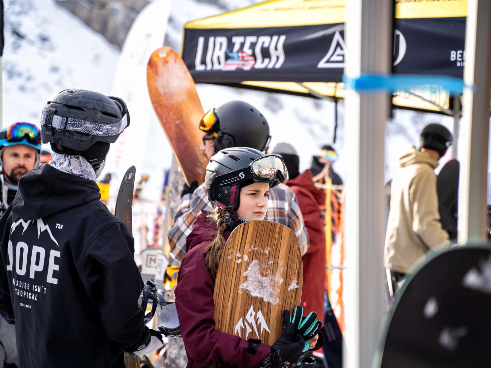 Natur, Im Freien, Person, Schnee, Helm