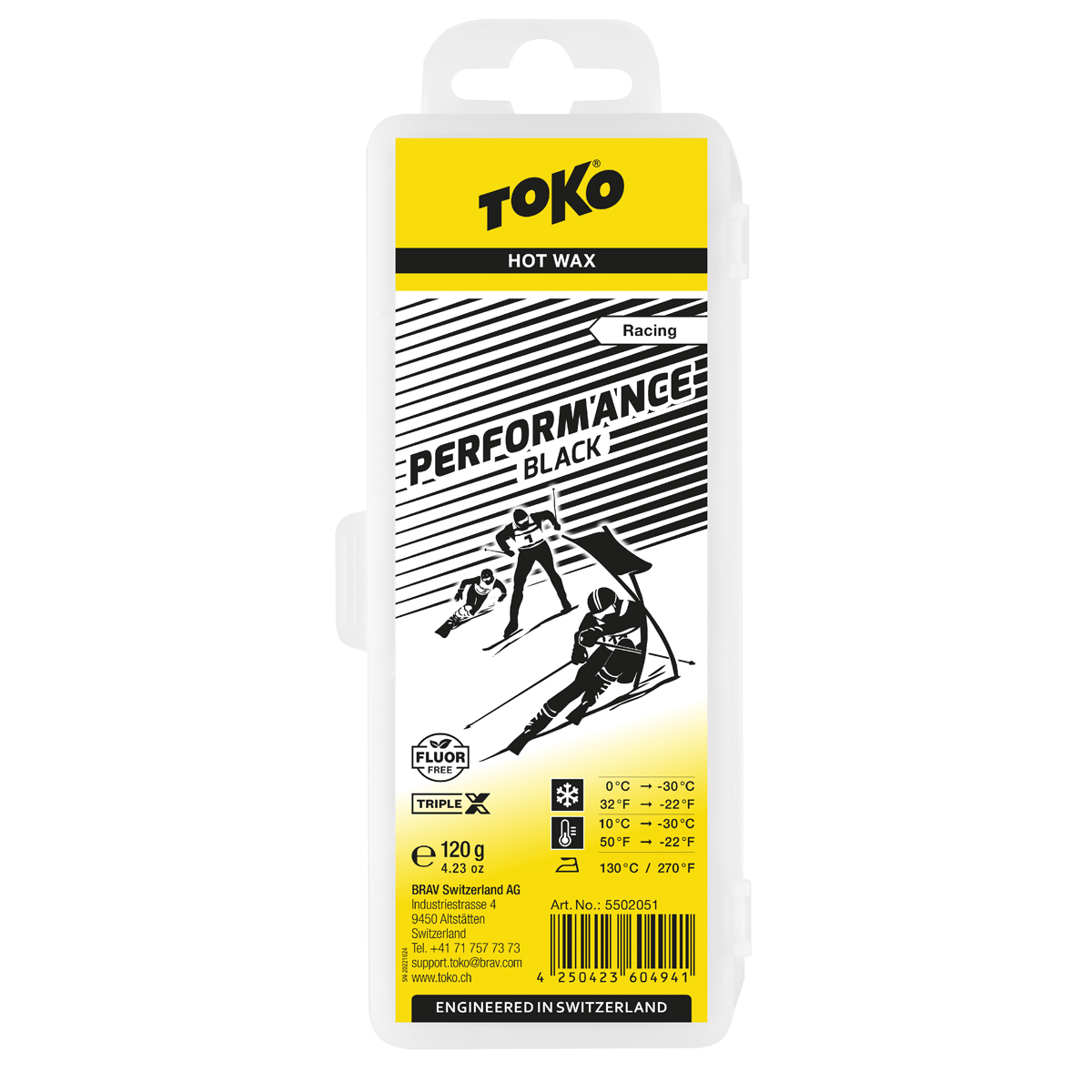 Black Performance Hot Wax 120g
