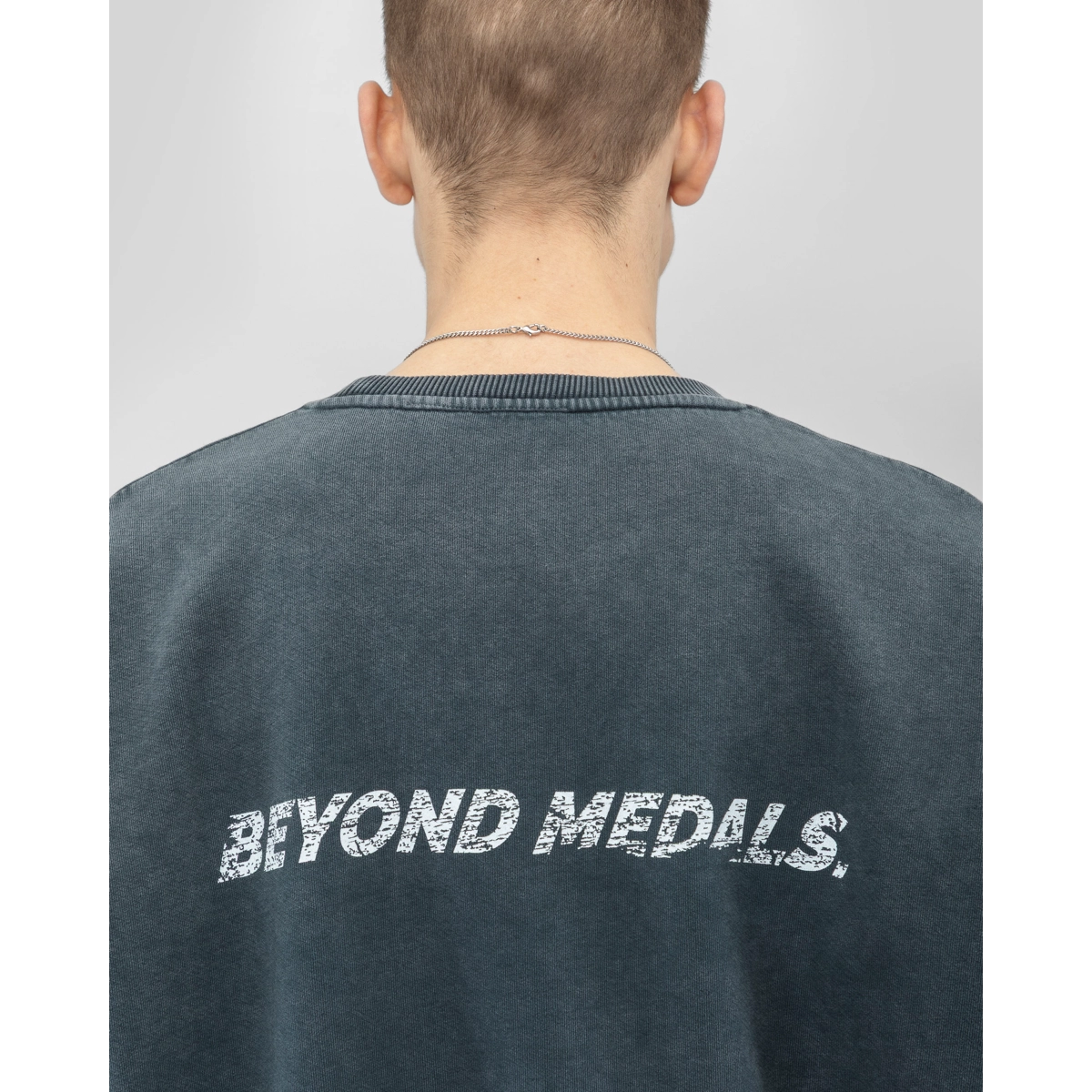 Distressed Logo Crewneck