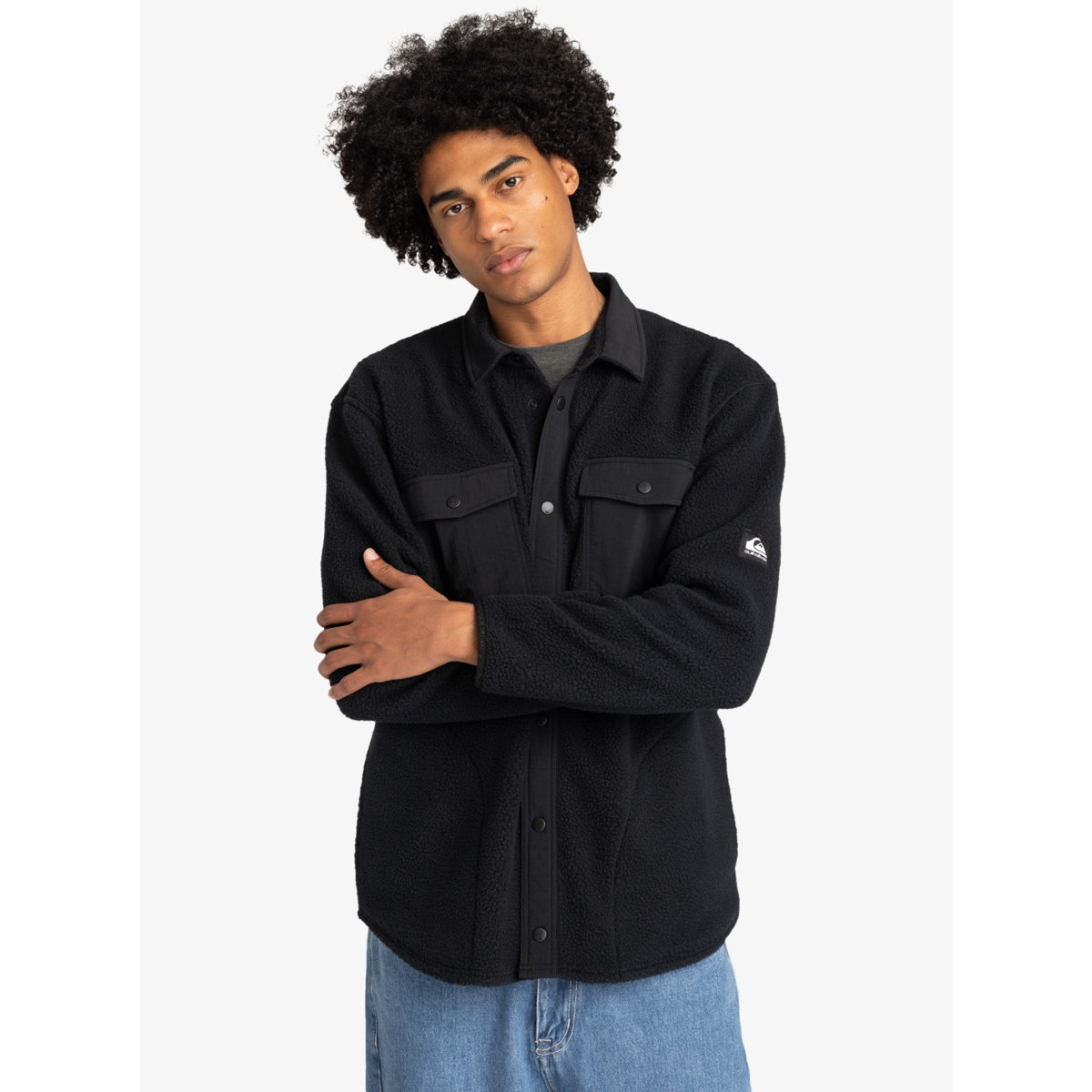 Clean Coast Shirt Mantel, Langarm, Ärmel, Jacke, Fleece