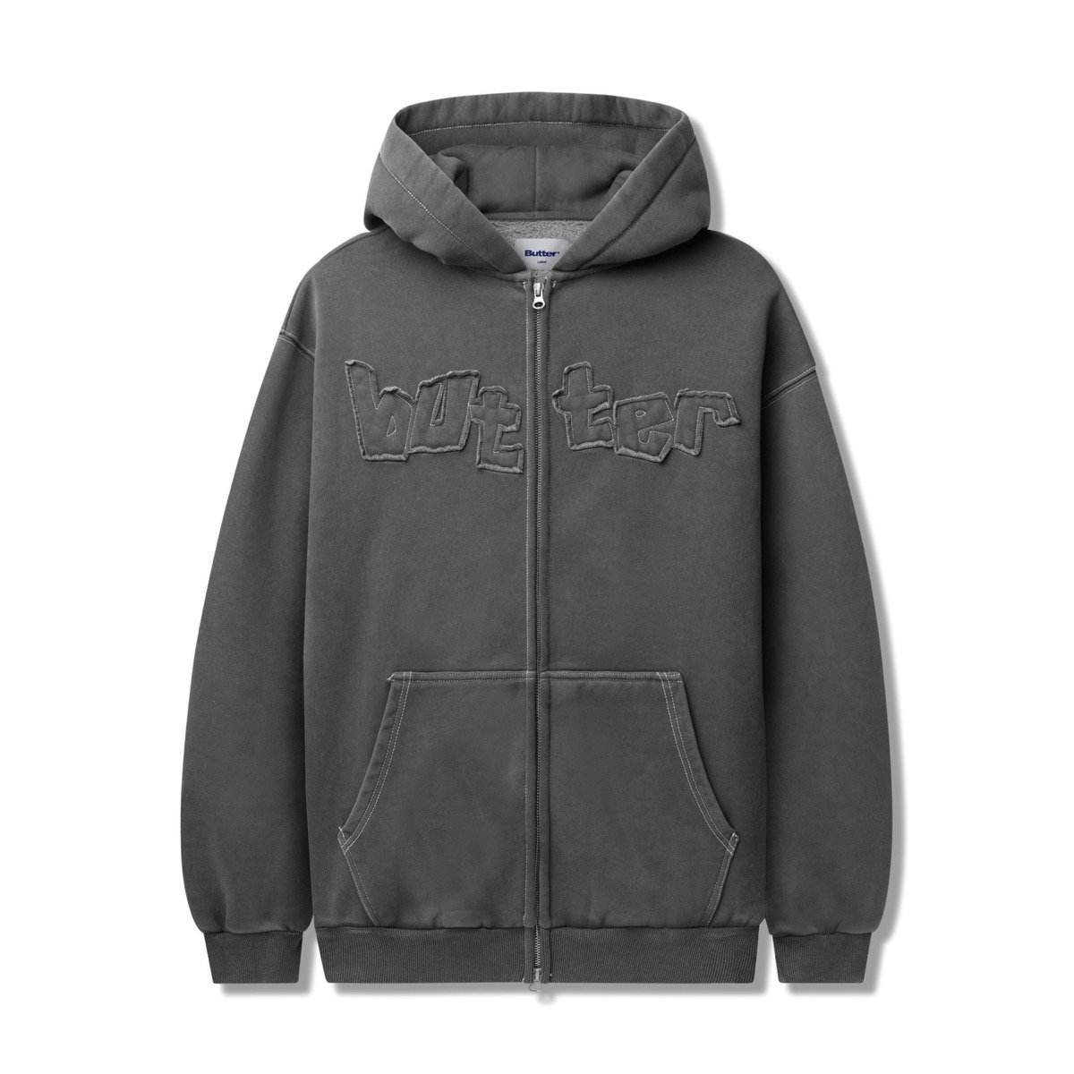 Mineral Wash Zip-Thru Hood