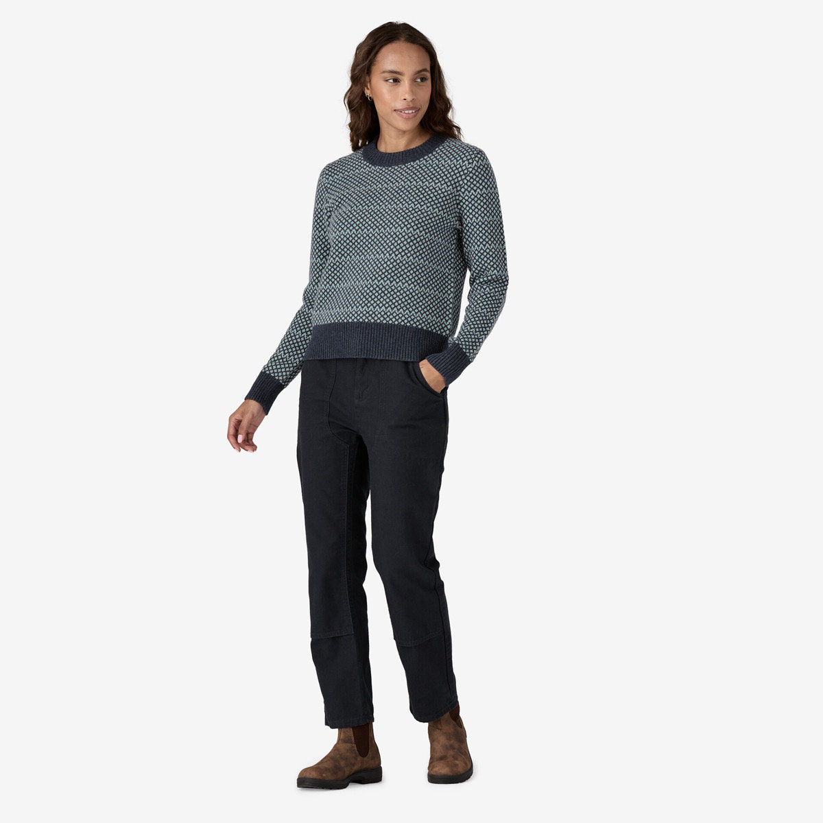 Pulli, Hosen, Erwachsener, Person, Frau