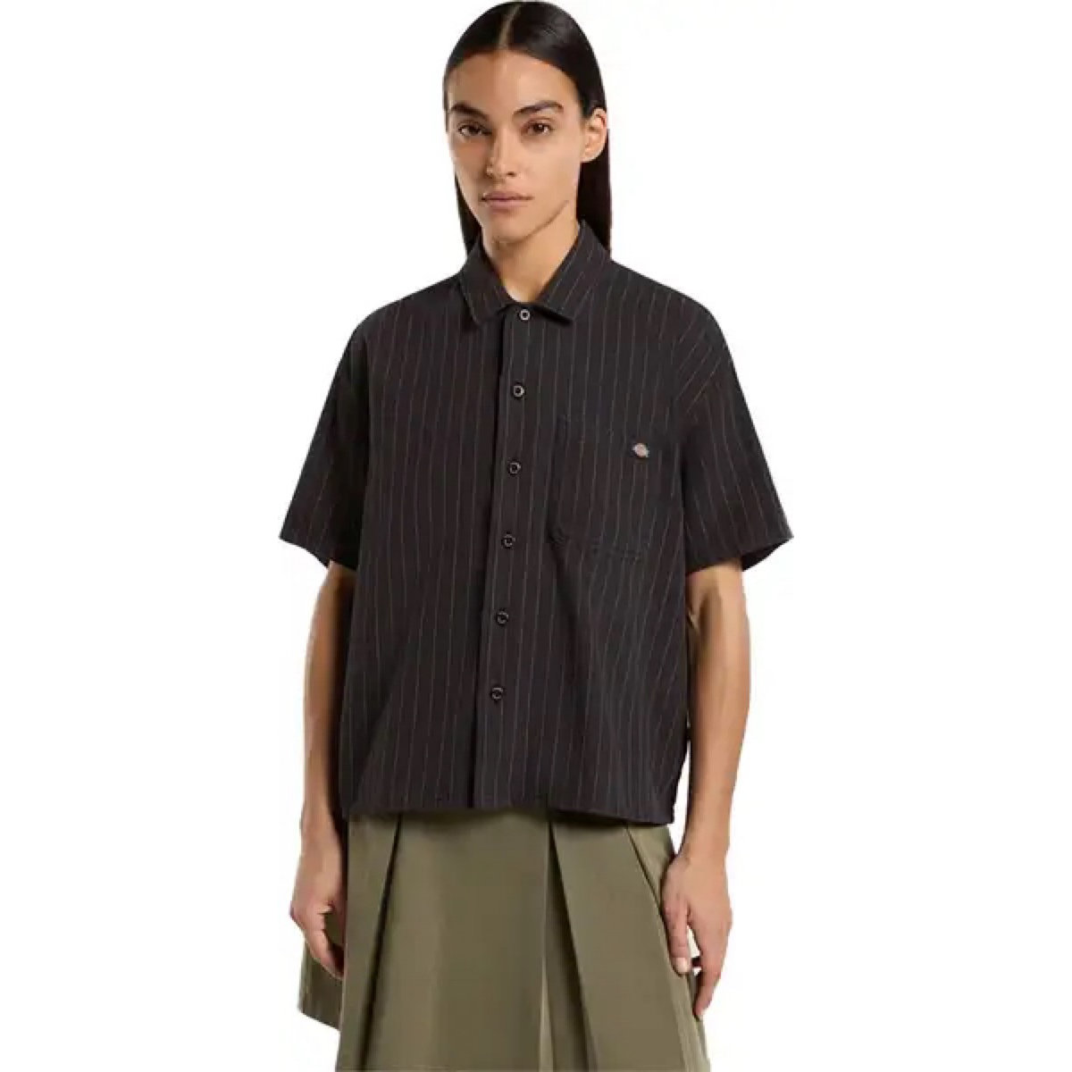 Service Ss Shirt W Black