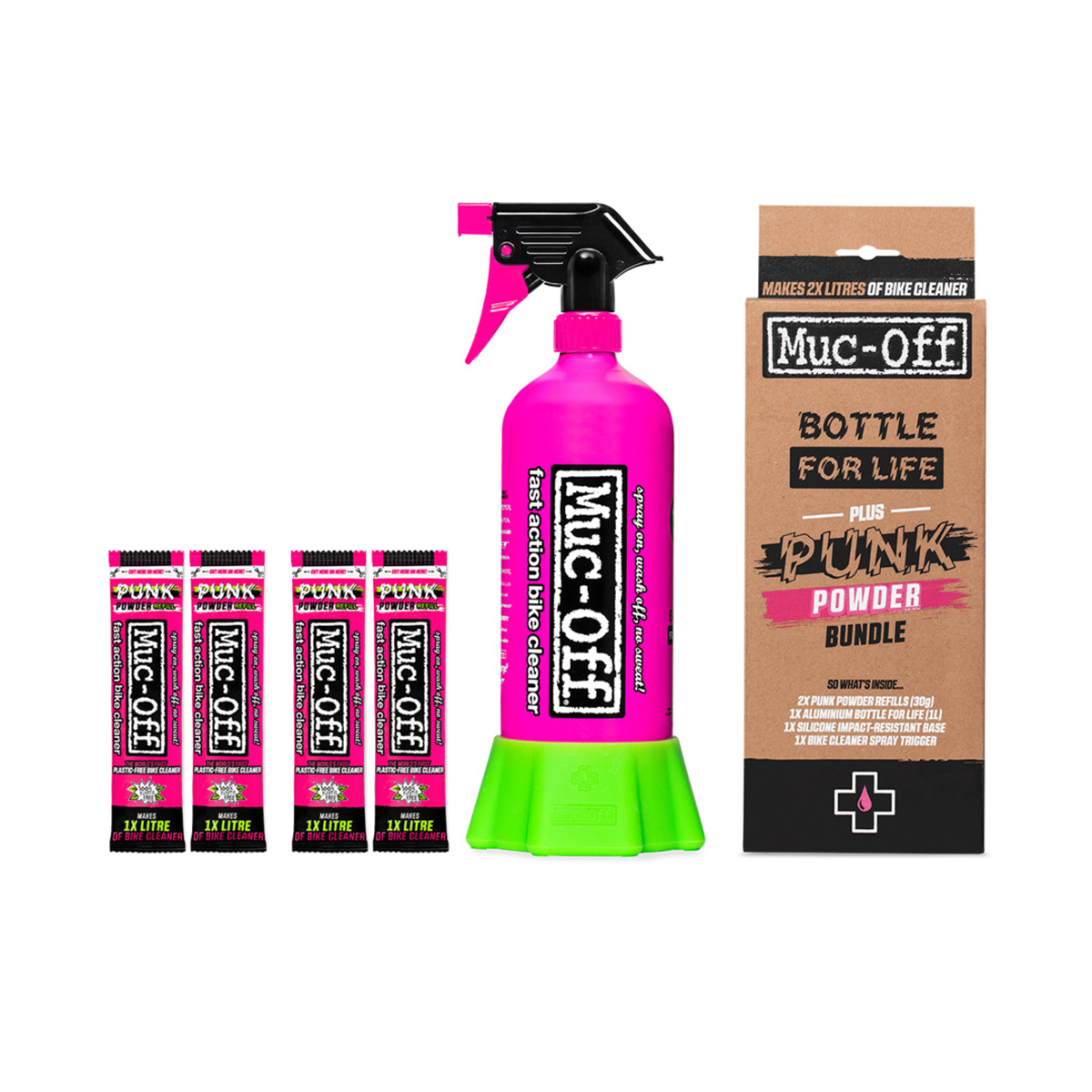 Punk Powder 4Pack+Bottle