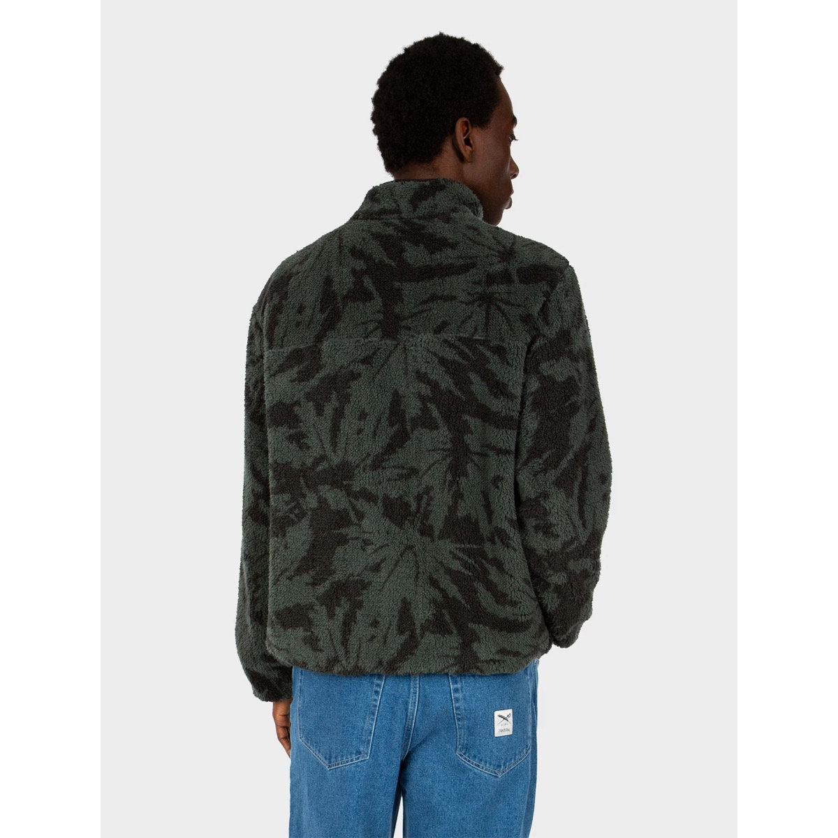 Bekleidung, Mantel, Jacke, Fleece, Jeanshose