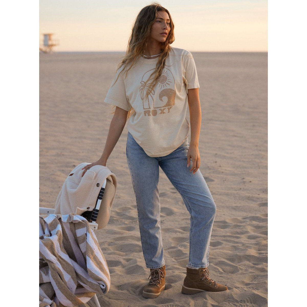 Bekleidung, Hosen, Jeans, Person, Strandmode