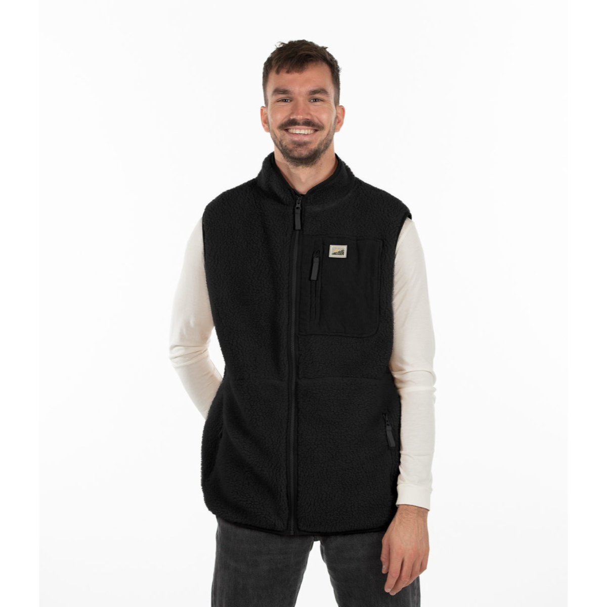 Men - Bark Fleece Vest Weste, Vlies, Rettungsweste, Mann, Person