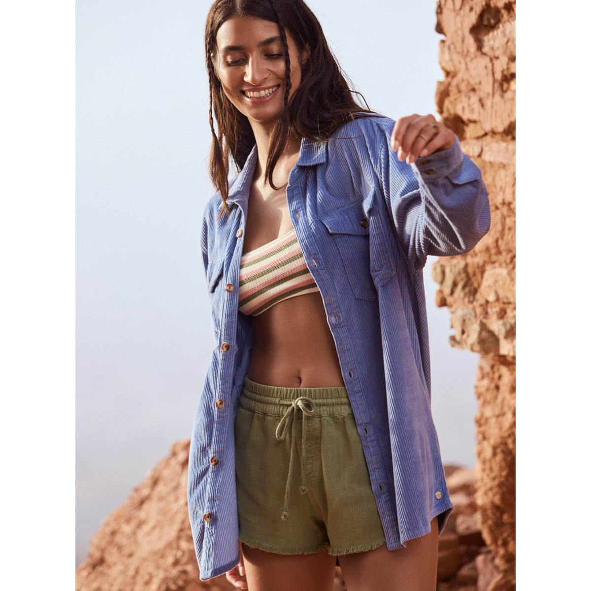 Mantel, Jacke, Kurze Hose, Blazer, Strandmode