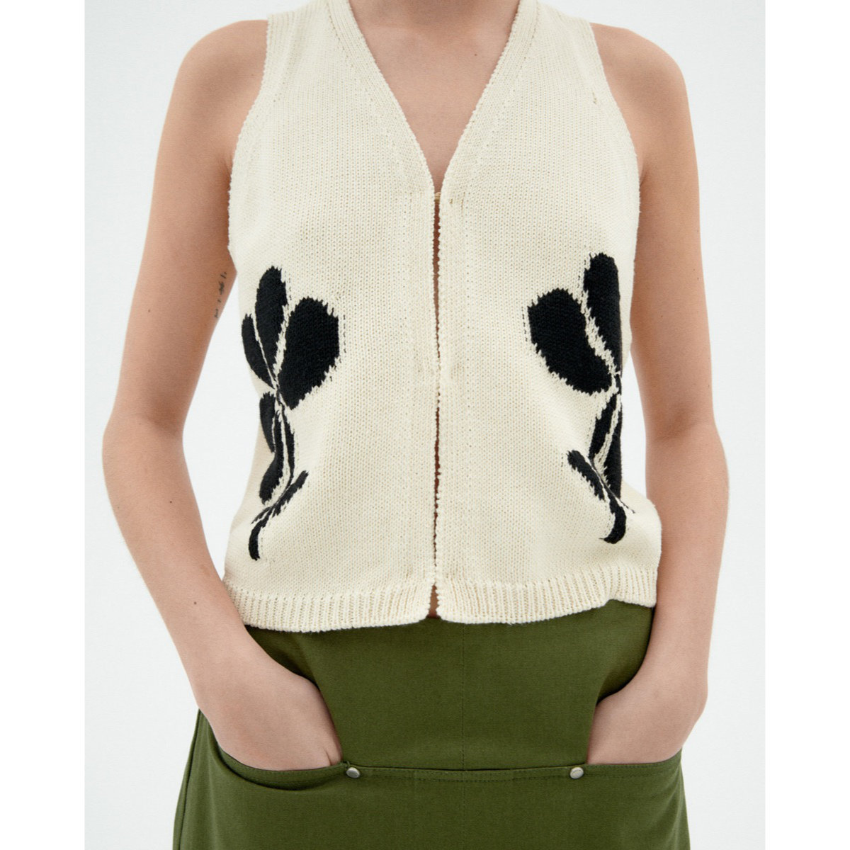 Bekleidung, Weste, Strickwaren, Pullover