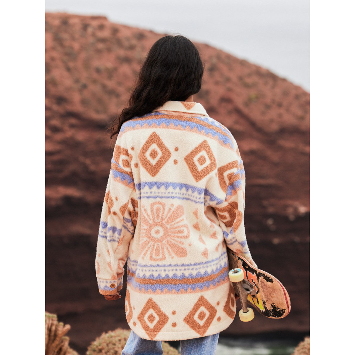 Mantel, Pullover, Erwachsener, Person, Frau