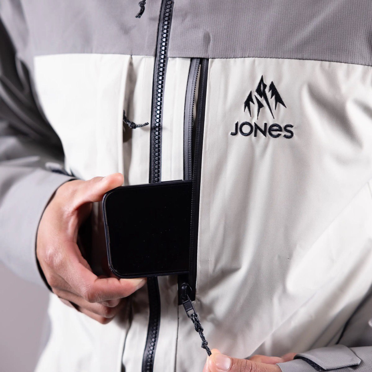 Bekleidung, Mantel, Jacke, Elektronik, Telefon