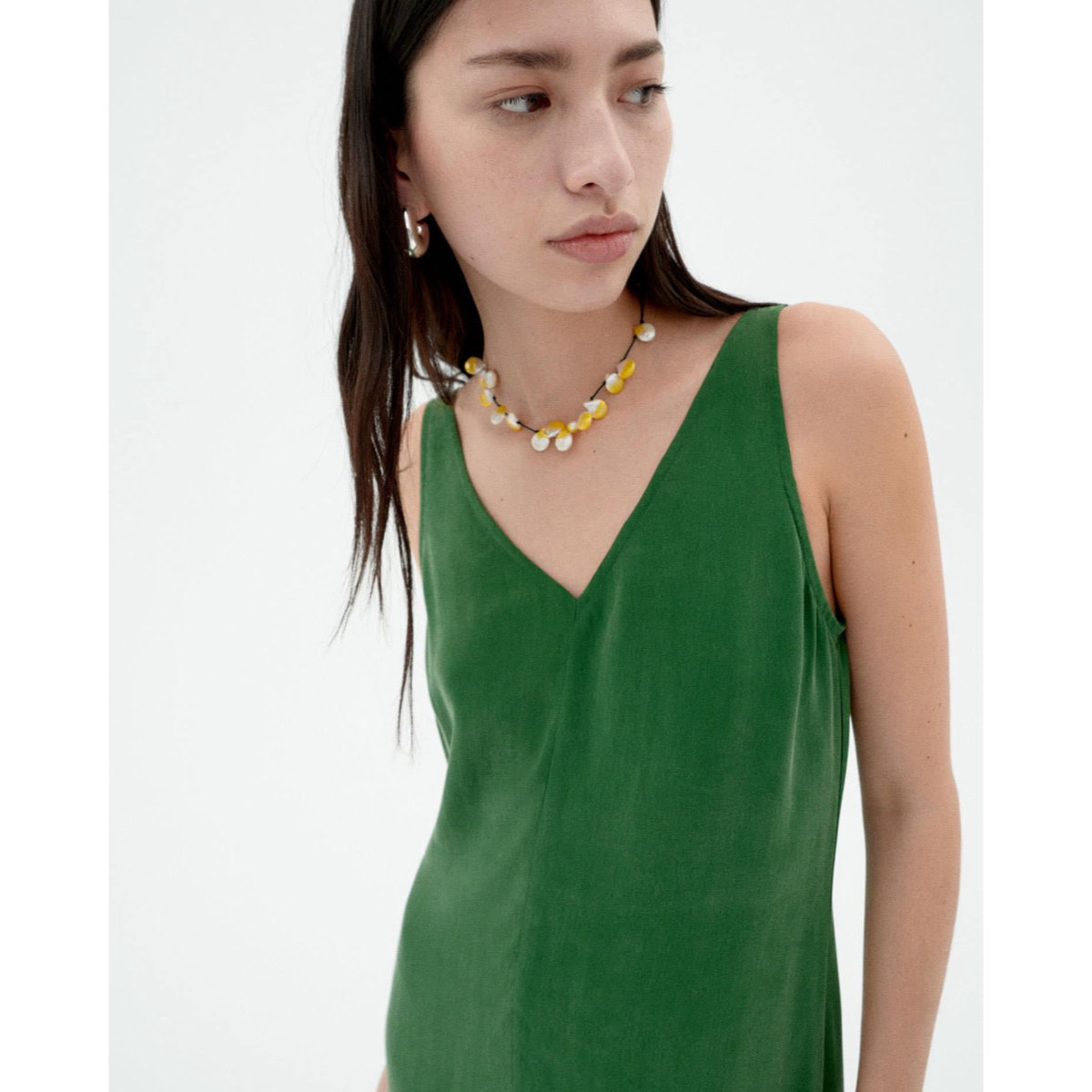 Zubehor, Halskette, Bluse, Kleid, Person
