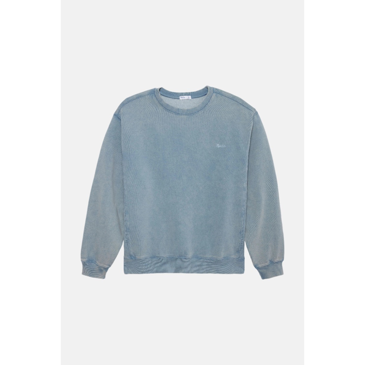 Embroidered Crew Langarm, Ärmel, Strickwaren, Pullover, Sweatshirt