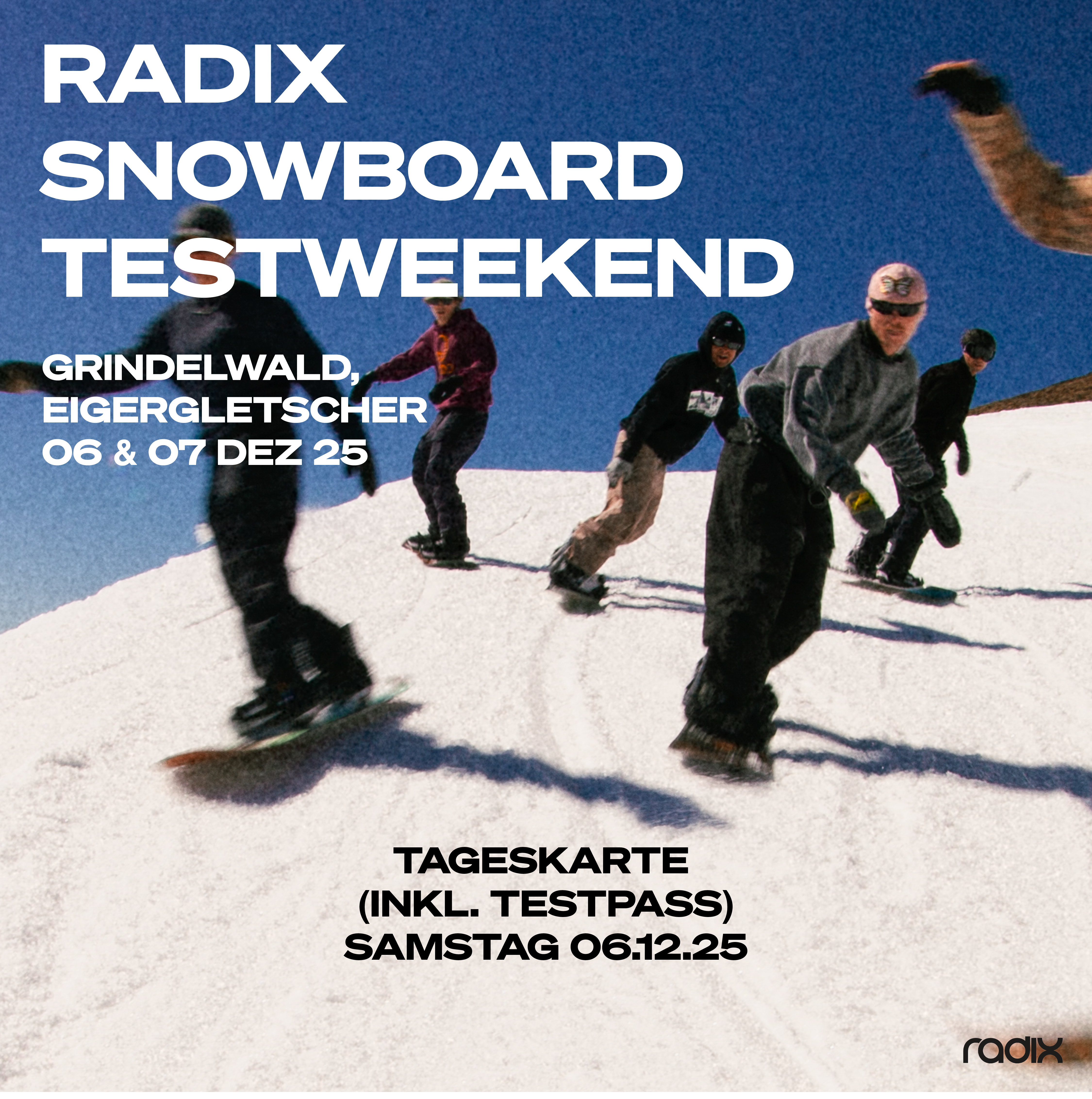 Tageskarte (inkl. Testpass) - Samstag Person, Werbung, Erwachsener, Männlich, Mann